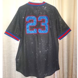 Black Pyramid Men's Black, Red, Blue Jersey Shirt Size XXXL